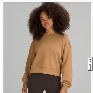 Lululemon Perfectly Oversized Cropped Crew *softstreme*